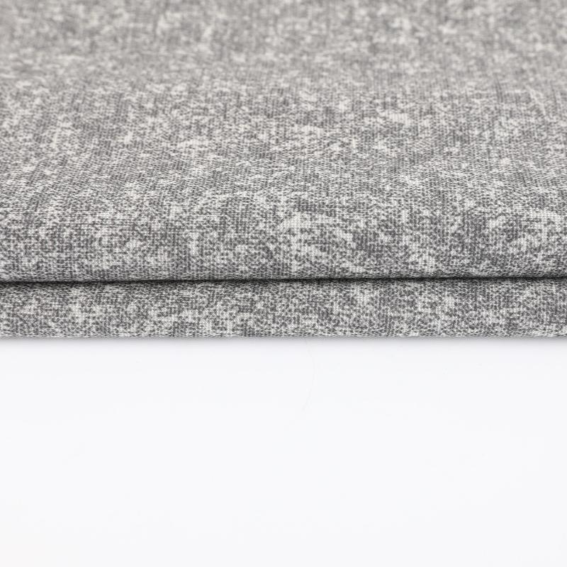 Tessuto in rayon di cotone e poliestere grigio